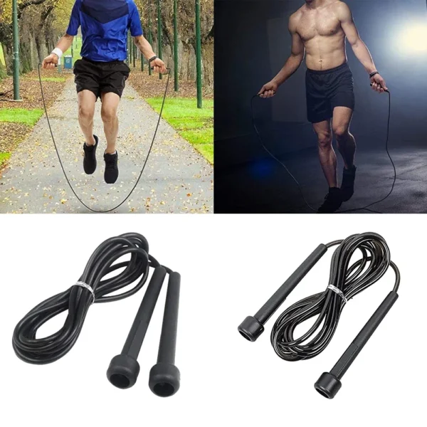 PVC Jump Rope Small Handle Bodybuilding Exercise Fitness Sport Lose Weight Jump Skipping Rope - Image 5