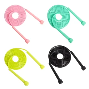 Thick PVC Skipping Rope Adjustable Weighted Jump Rope Workout Fitness Jump Skipping Ropes Gift for Kids and Adults