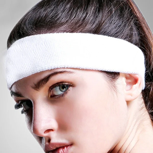 Cotton Athletic Headband Elastic Sweatbands Women Men Basketball Sports Gym Fitness Sweat Band Volleyball Tennis Cycling Running - Image 6