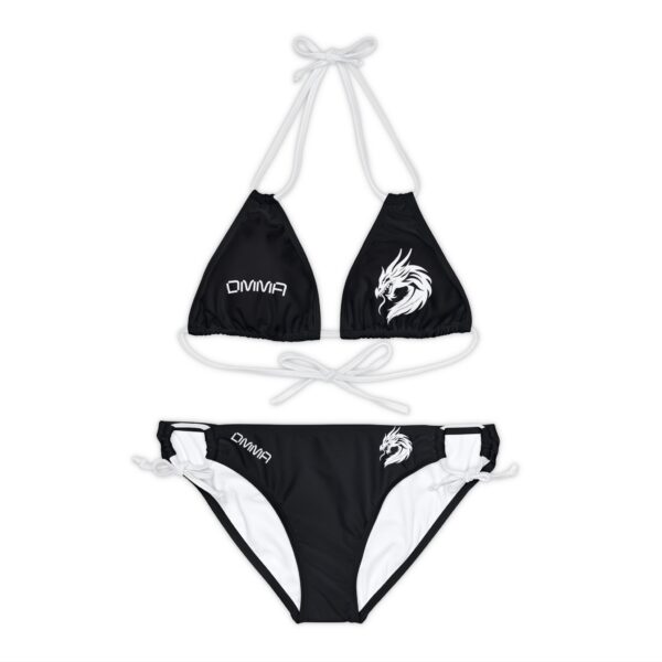 DMMA Strappy Bikini Set (AOP) - Image 2