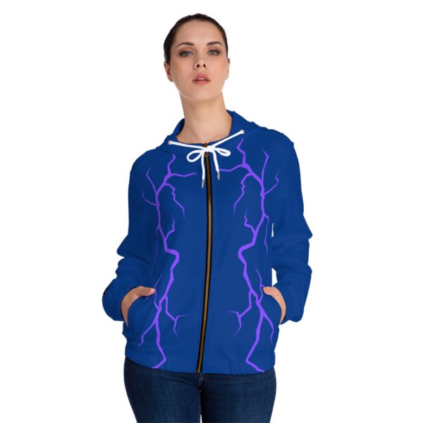 Women’s DMMA Full-Zip Hoodie (AOP) - Image 4
