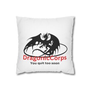 DMMA Spun Polyester Square Pillowcase
