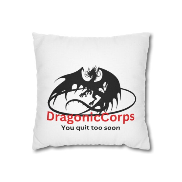 DMMA Spun Polyester Square Pillowcase