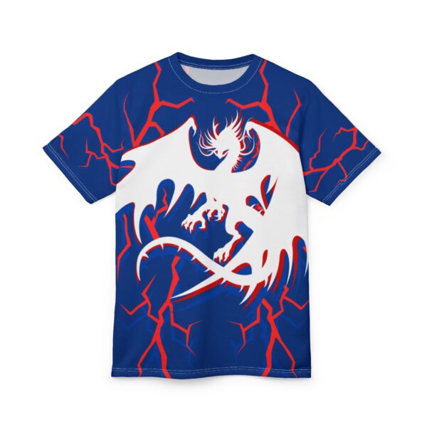 Unisex DMMA Cut & Sew Tee (AOP) - Image 2