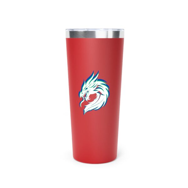 DMMA Copper Vacuum Insulated Tumbler, 22oz - Image 5