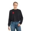 Women's DMMA Cropped Fleece Pullover - Image 19