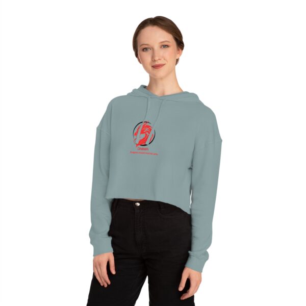 Women’s DMMA Cropped Hooded Sweatshirt - Image 12