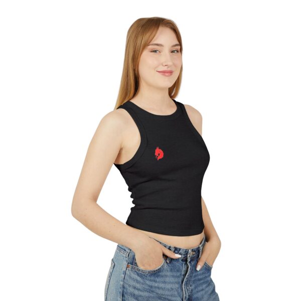 Women's DMMA Micro Rib Racer Tank Top - Image 7