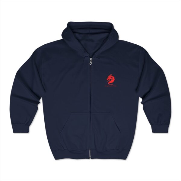 Unisex DMMA Heavy Blend™ Full Zip Hooded Sweatshirt - Image 5