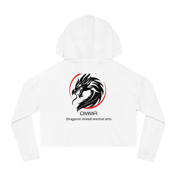 Women’s DMMA Cropped Hooded Sweatshirt - Image 3