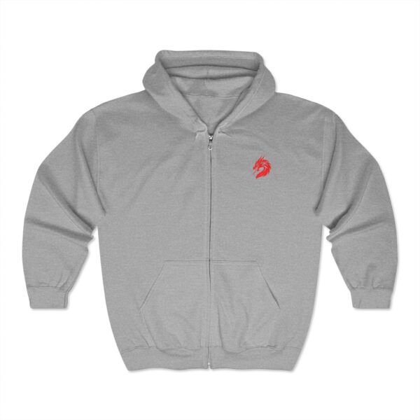 Unisex DMMA Heavy Blend™ Full Zip Hooded Sweatshirt - Image 3