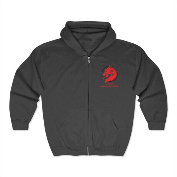 Unisex DMMA  Heavy Blend™ Full Zip Hooded Sweatshirt - Image 5