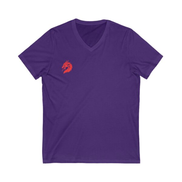 Unisex DMMA Jersey Short Sleeve V-Neck Tee - Image 13