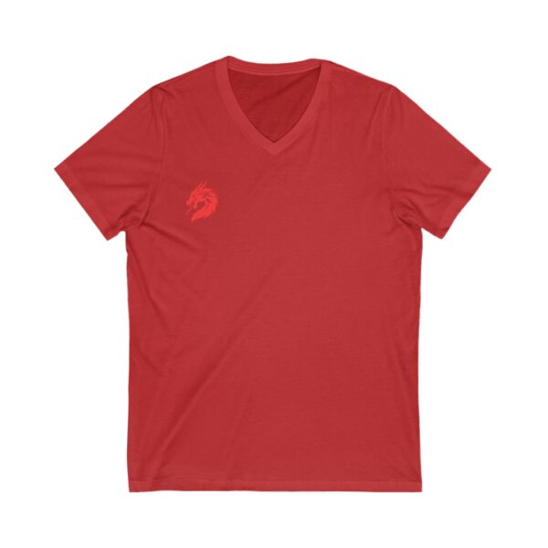 Unisex DMMA Jersey Short Sleeve V-Neck Tee - Image 23