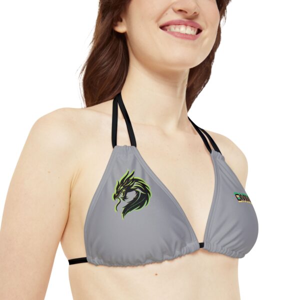 Strappy DMMA Triangle Bikini Top (AOP) - Image 8