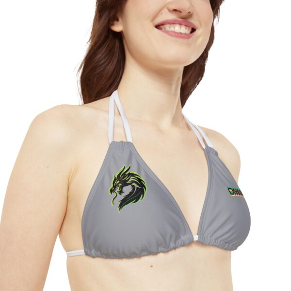 Strappy DMMA Triangle Bikini Top (AOP) - Image 4