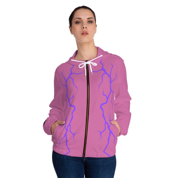 Women’s DMMA Full-Zip Hoodie (AOP) - Image 4