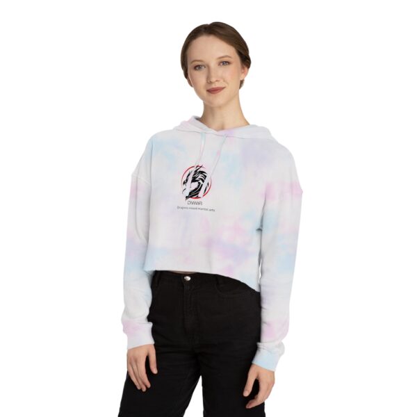 Women’s DMMA Cropped Hooded Sweatshirt - Image 15