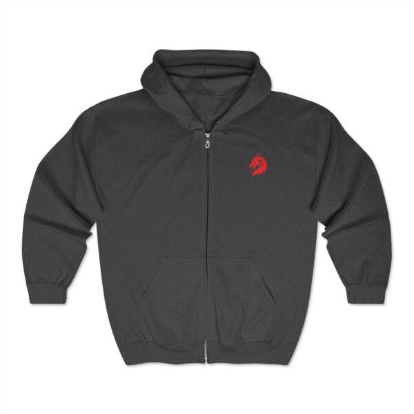 Unisex DMMA Heavy Blend™ Full Zip Hooded Sweatshirt - Image 5