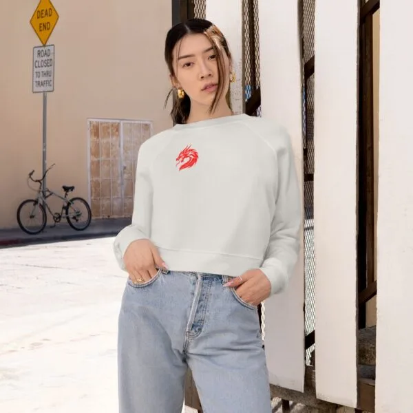 Women's DMMA Cropped Fleece Pullover - Image 8