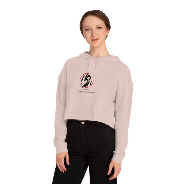 Women’s DMMA Cropped Hooded Sweatshirt - Image 6