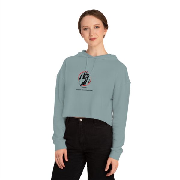 Women’s DMMA Cropped Hooded Sweatshirt - Image 12