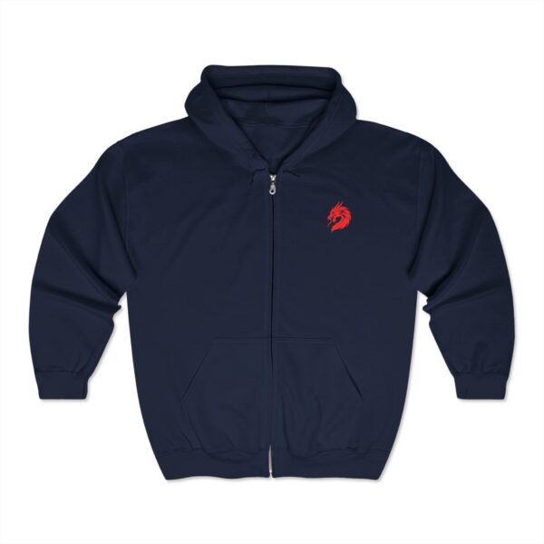 Unisex DMMA Heavy Blend™ Full Zip Hooded Sweatshirt - Image 7