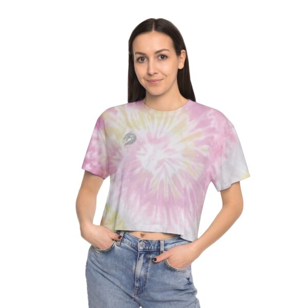 Women's DMMA Tie-Dye Crop Tee - Image 9