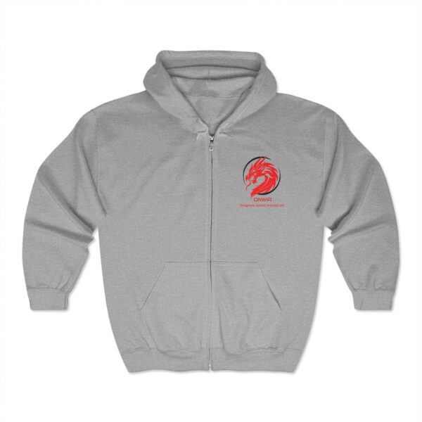 Unisex DMMA  Heavy Blend™ Full Zip Hooded Sweatshirt - Image 3