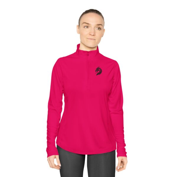 Ladies Quarter-Zip YQTS Pullover - Image 21