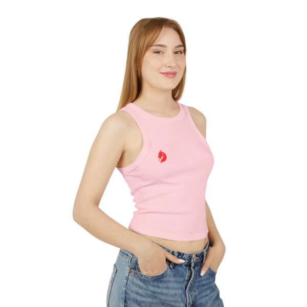 Women's DMMA Micro Rib Racer Tank Top - Image 15