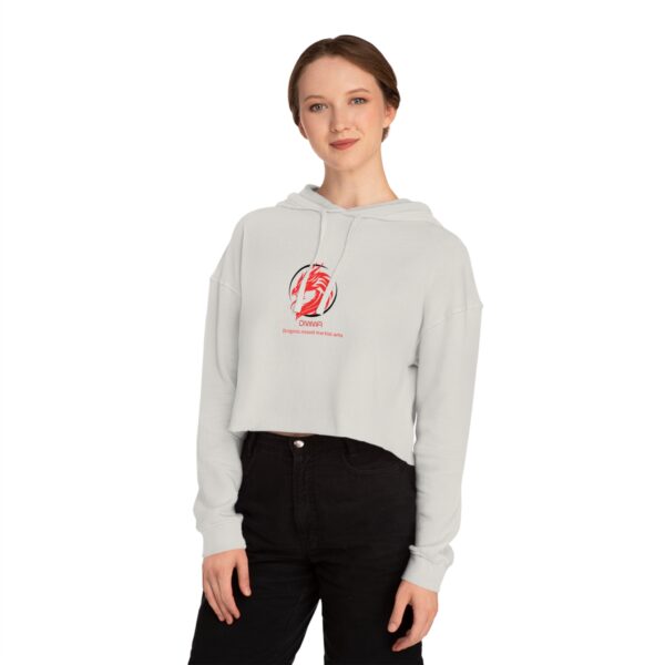 Women’s DMMA Cropped Hooded Sweatshirt - Image 21