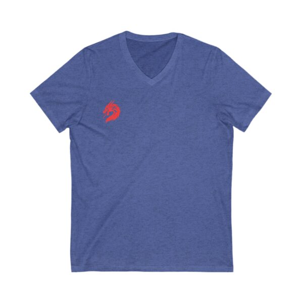 Unisex DMMA Jersey Short Sleeve V-Neck Tee - Image 7