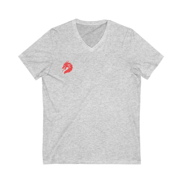 Unisex DMMA Jersey Short Sleeve V-Neck Tee - Image 15