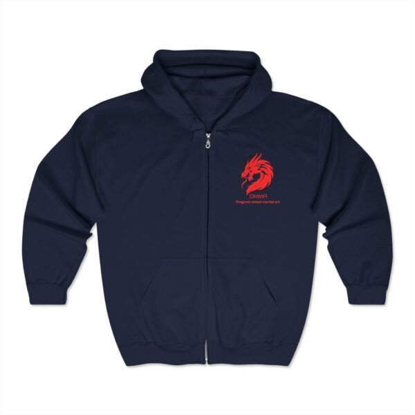 Unisex DMMA  Heavy Blend™ Full Zip Hooded Sweatshirt - Image 7