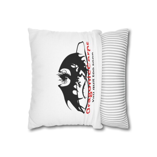 DMMA Spun Polyester Square Pillowcase - Image 2