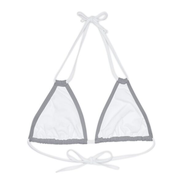 Strappy DMMA Triangle Bikini Top (AOP) - Image 3