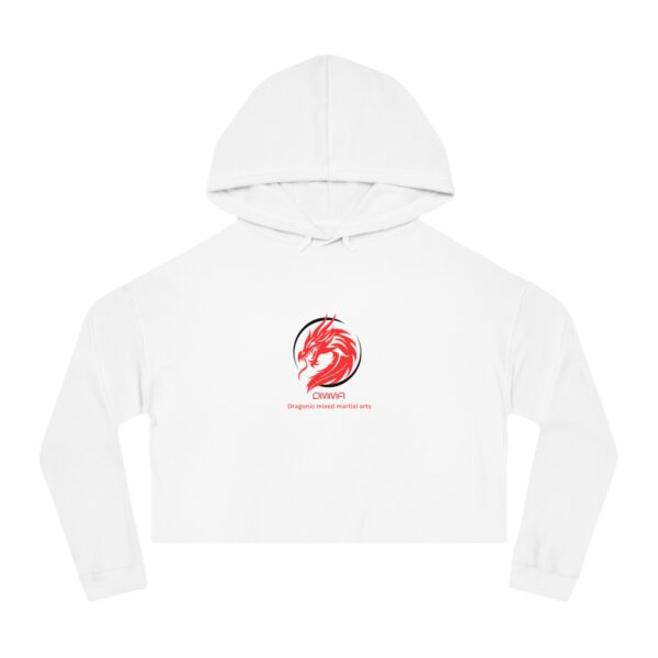 Women’s DMMA Cropped Hooded Sweatshirt - Image 2