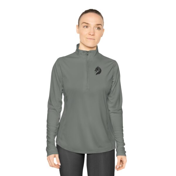 Ladies Quarter-Zip YQTS Pullover - Image 9
