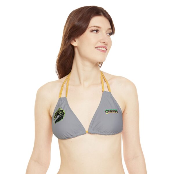 Strappy DMMA Triangle Bikini Top (AOP) - Image 11