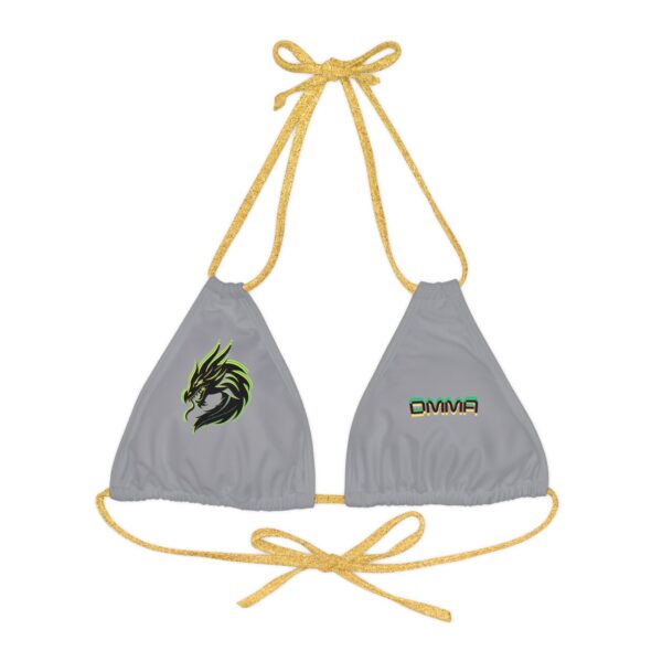 Strappy DMMA Triangle Bikini Top (AOP) - Image 9