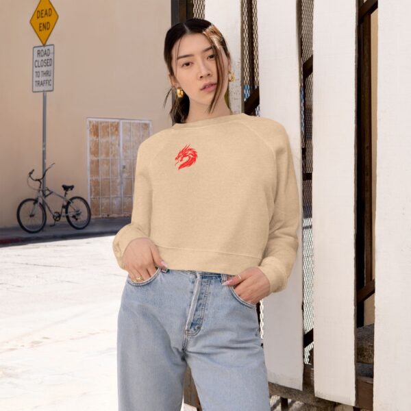 Women's DMMA Cropped Fleece Pullover - Image 12