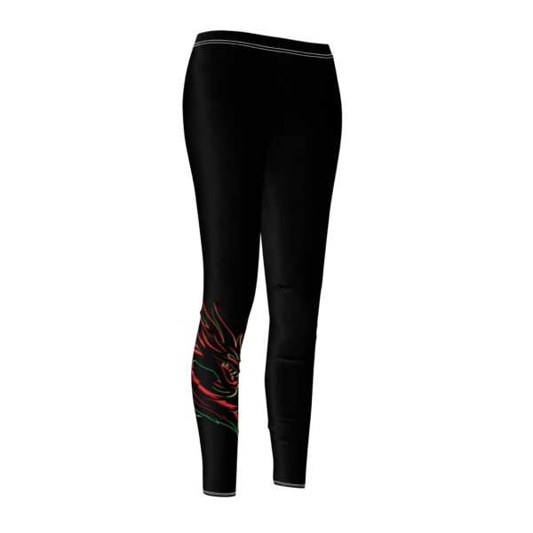 Women's DMMA Dragon Heart Cut & Sew Casual Leggings (AOP) - Image 3
