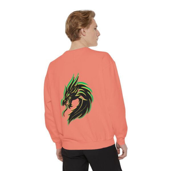 DMMA Dragon Unisex Garment-Dyed Sweatshirt - Image 8