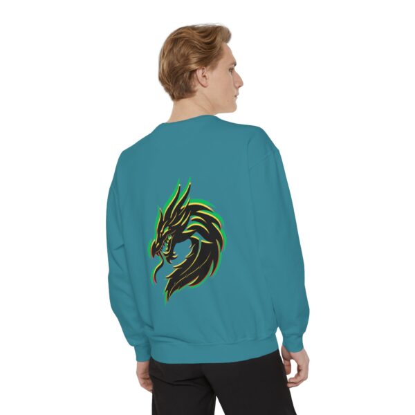 DMMA Dragon Unisex Garment-Dyed Sweatshirt - Image 40