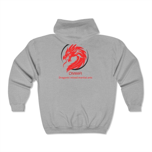 Unisex DMMA  Heavy Blend™ Full Zip Hooded Sweatshirt - Image 4