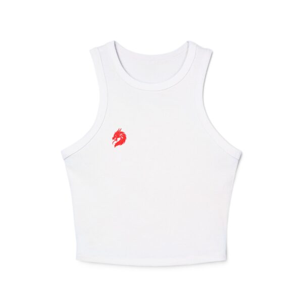 Women's DMMA Micro Rib Racer Tank Top - Image 2