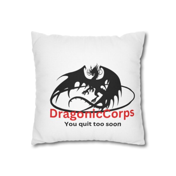 DMMA Spun Polyester Square Pillowcase - Image 3