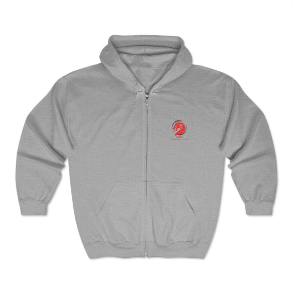 Unisex DMMA Heavy Blend™ Full Zip Hooded Sweatshirt - Image 3