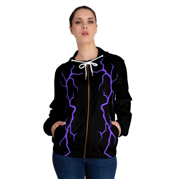 Women’s DMMA Full-Zip Hoodie (AOP) - Image 4